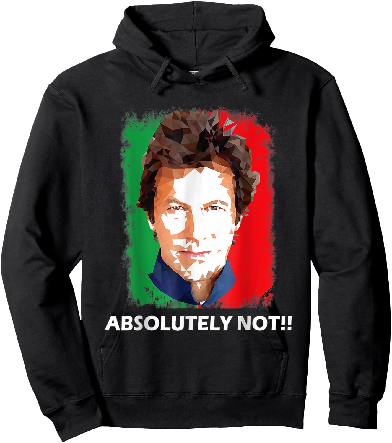 Imran Khan Absolutely Not PTI Pakistan Prime Minister Hoodie - Hoodie | Black