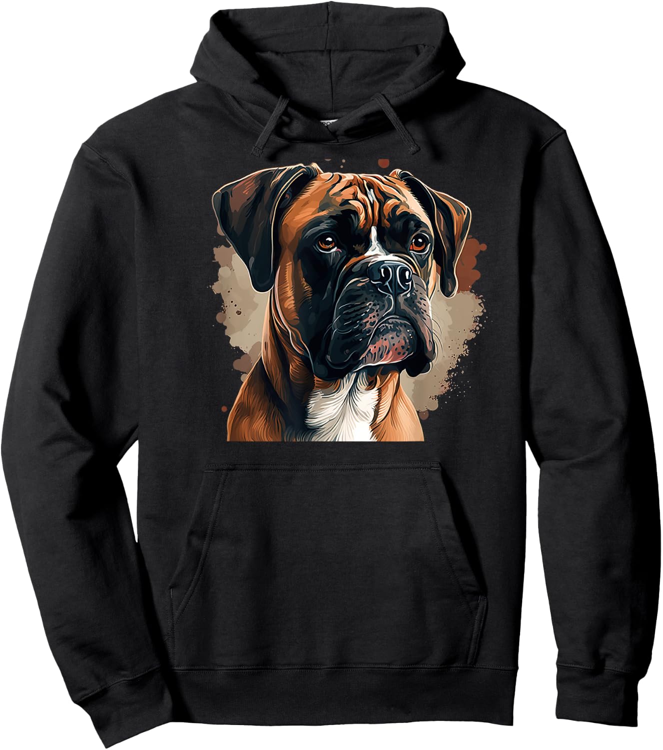 Funny Dog Boxer Hoodie - Hoodie | Black