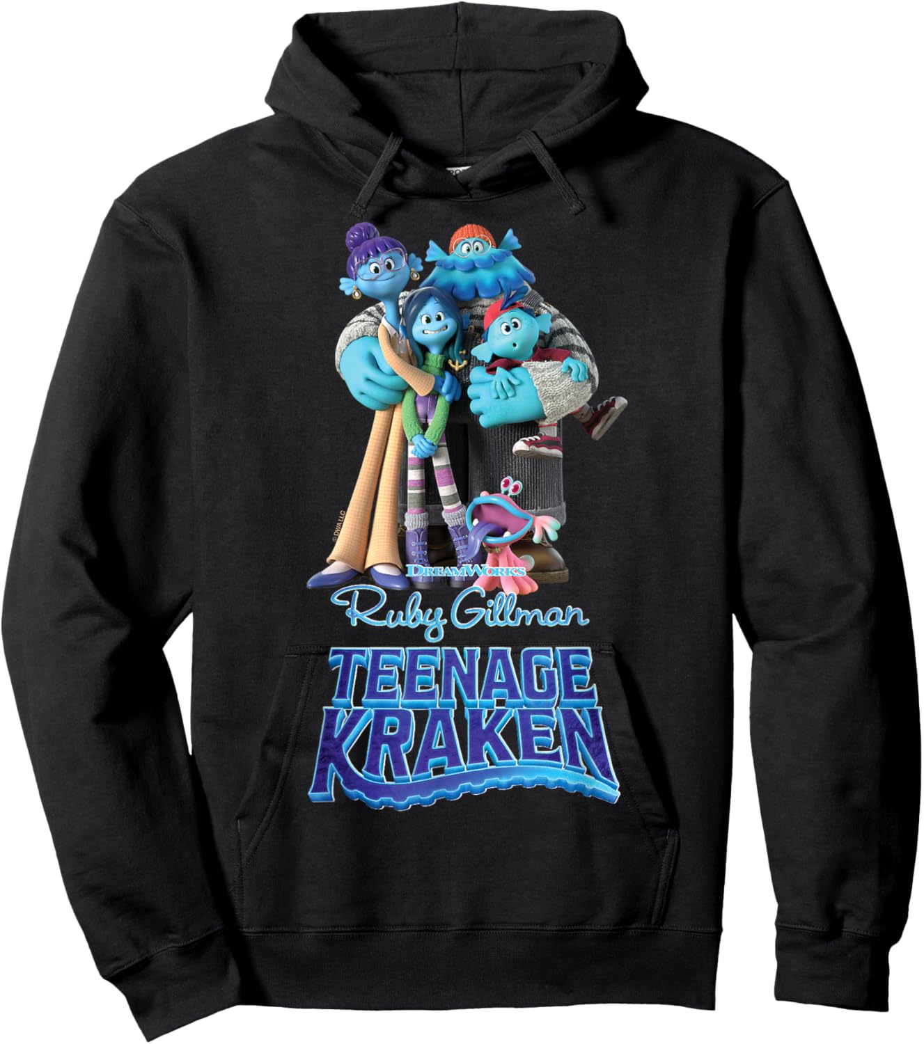 DreamWorks Ruby Gillman, Teenage Kraken The Gillmans Hoodie - Hoodie | Black