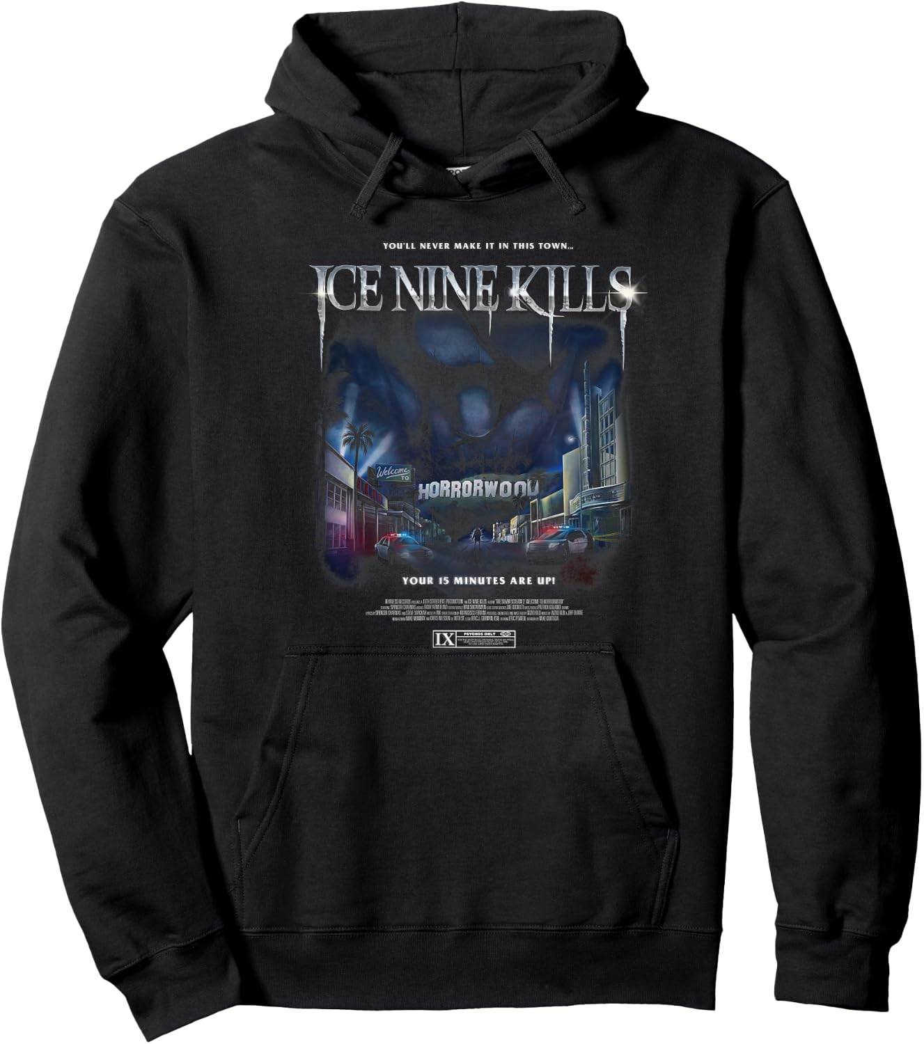 Ice Nine Kills - Welcome To Horrorwood Cover Hoodie - Hoodie | Black