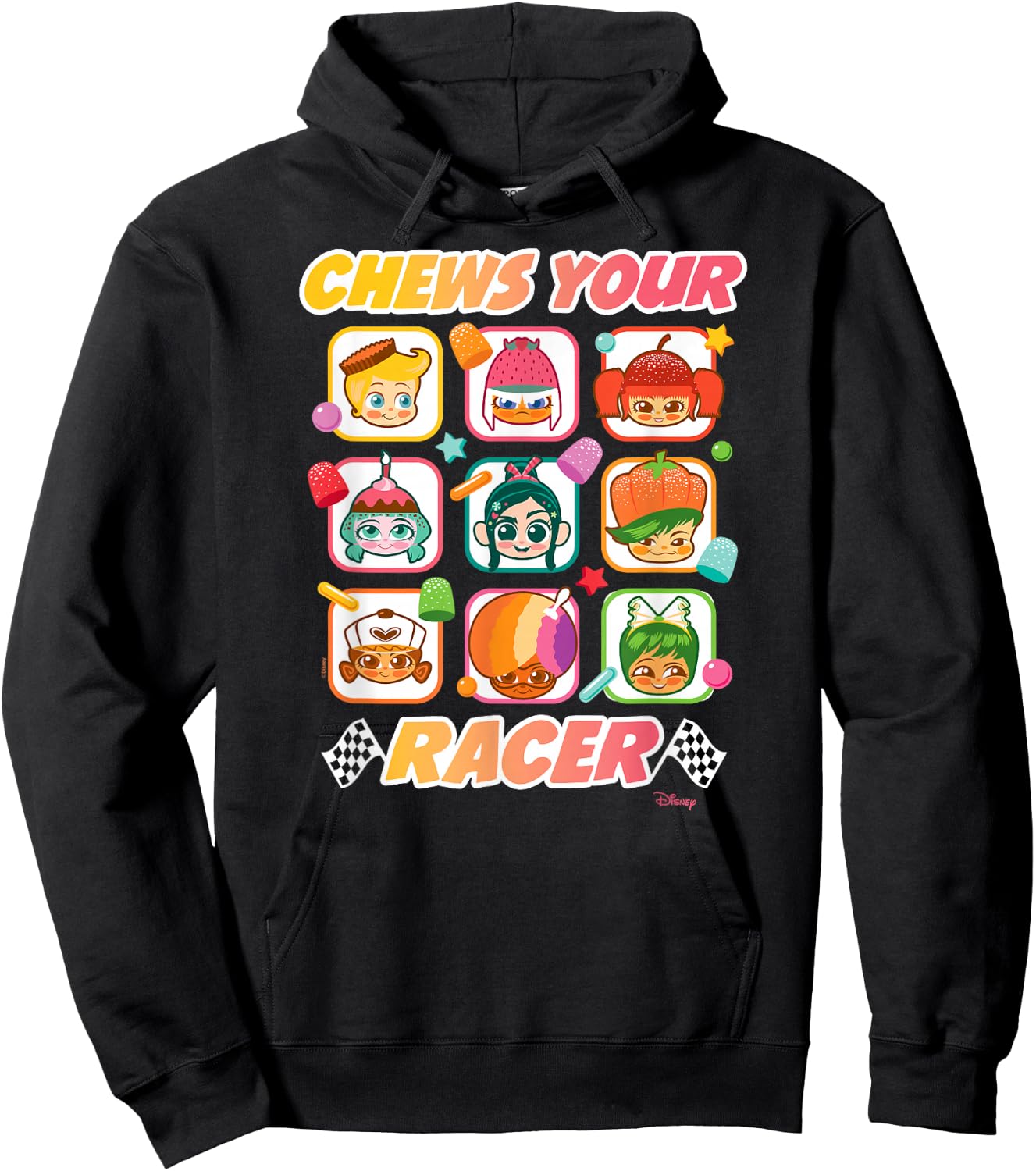 Wreck It Ralph - Sugar Rush Chews Your Racer Hoodie - Hoodie | Black