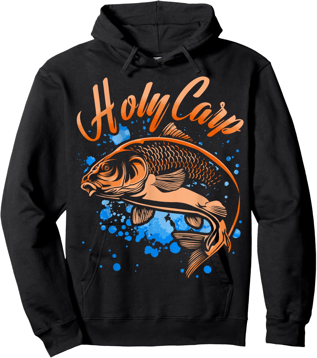 Holy Carp fishers fisherman Hoodie - Hoodie | Black
