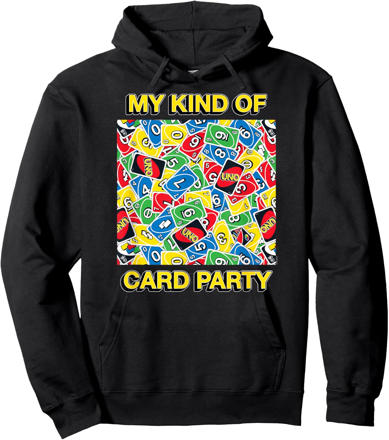 UNO - My Kind Of Card Party Hoodie - Hoodie | Black