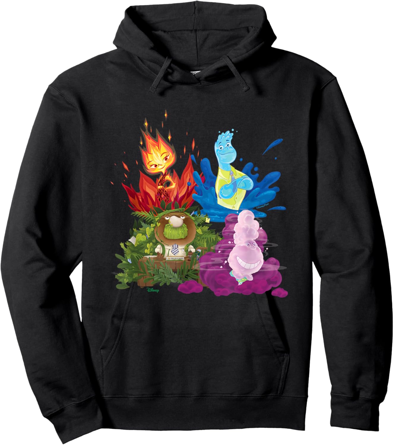Elemental - Ember Lumen Wade Ripple Clod Gale Cumulus Group Hoodie - Hoodie | Black