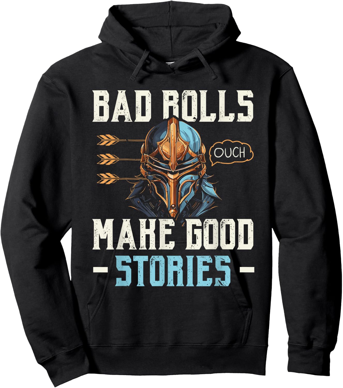 RPG Gaming Role Playing D20 Tabletop Games Funny RPG Gamer Hoodie - Hoodie | Black
