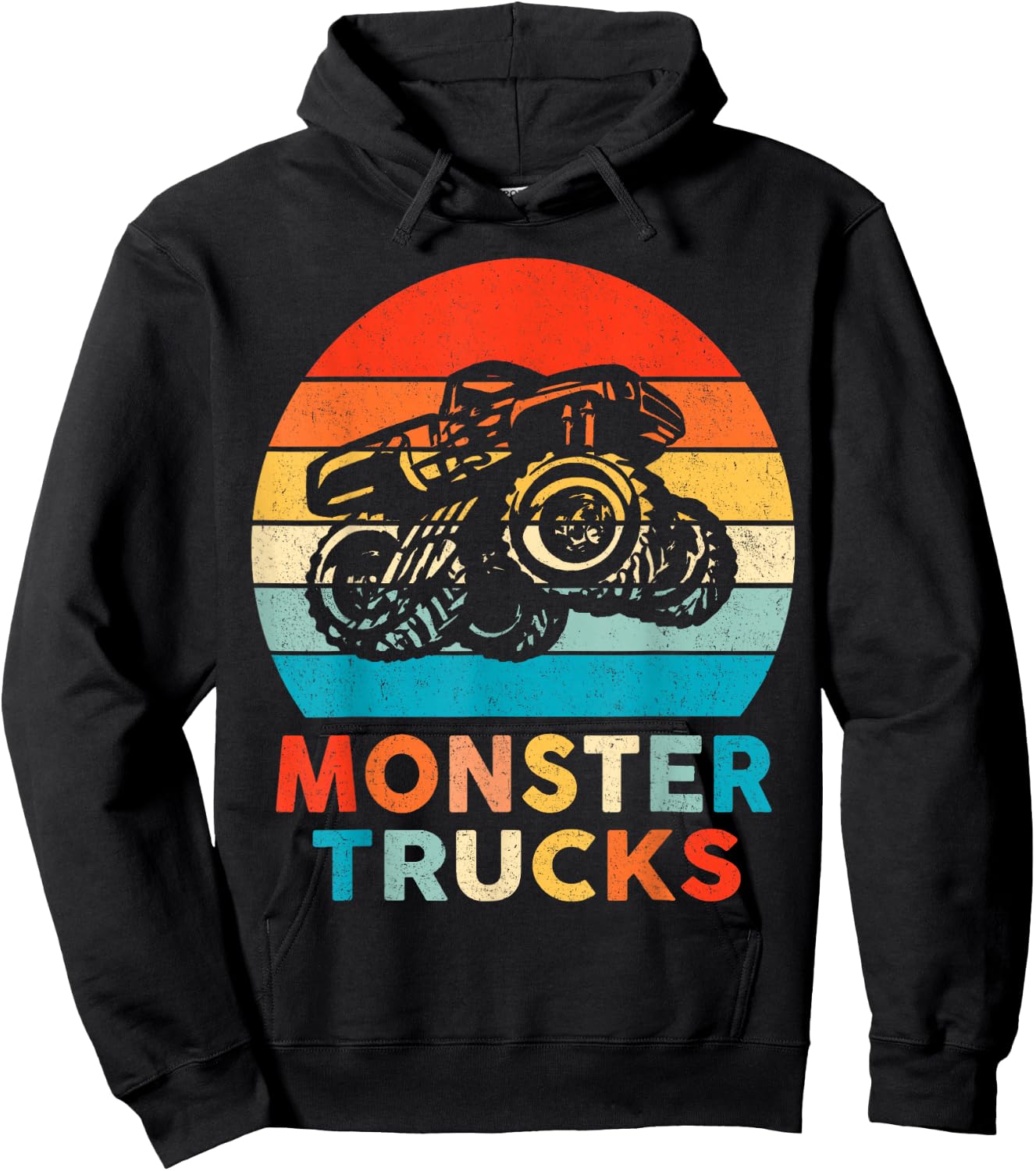 Monster Truck for Toddlers Youth & Adults Hoodie - Hoodie | Black