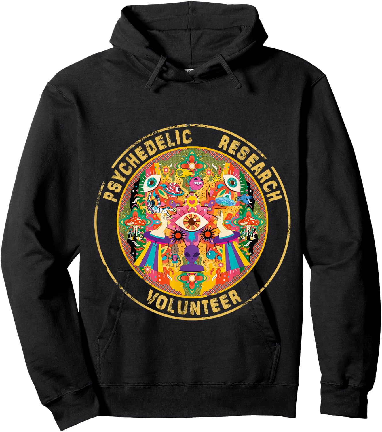 Psychedelic Research Volunteer Hoodie - Hoodie | Black
