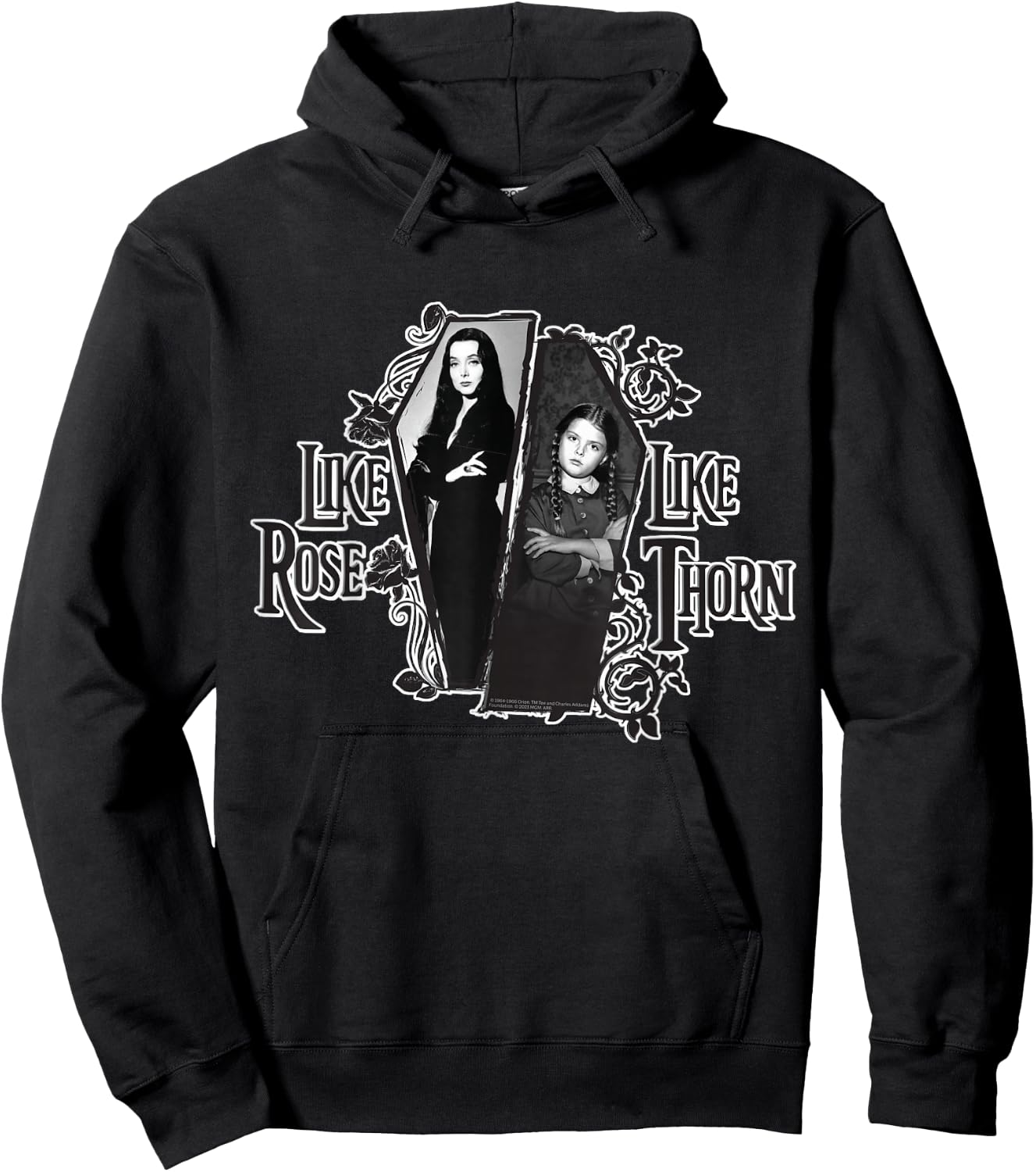 The Addams Family TV Series – Mothers Day Morticia Wednesday Hoodie - Hoodie | Black