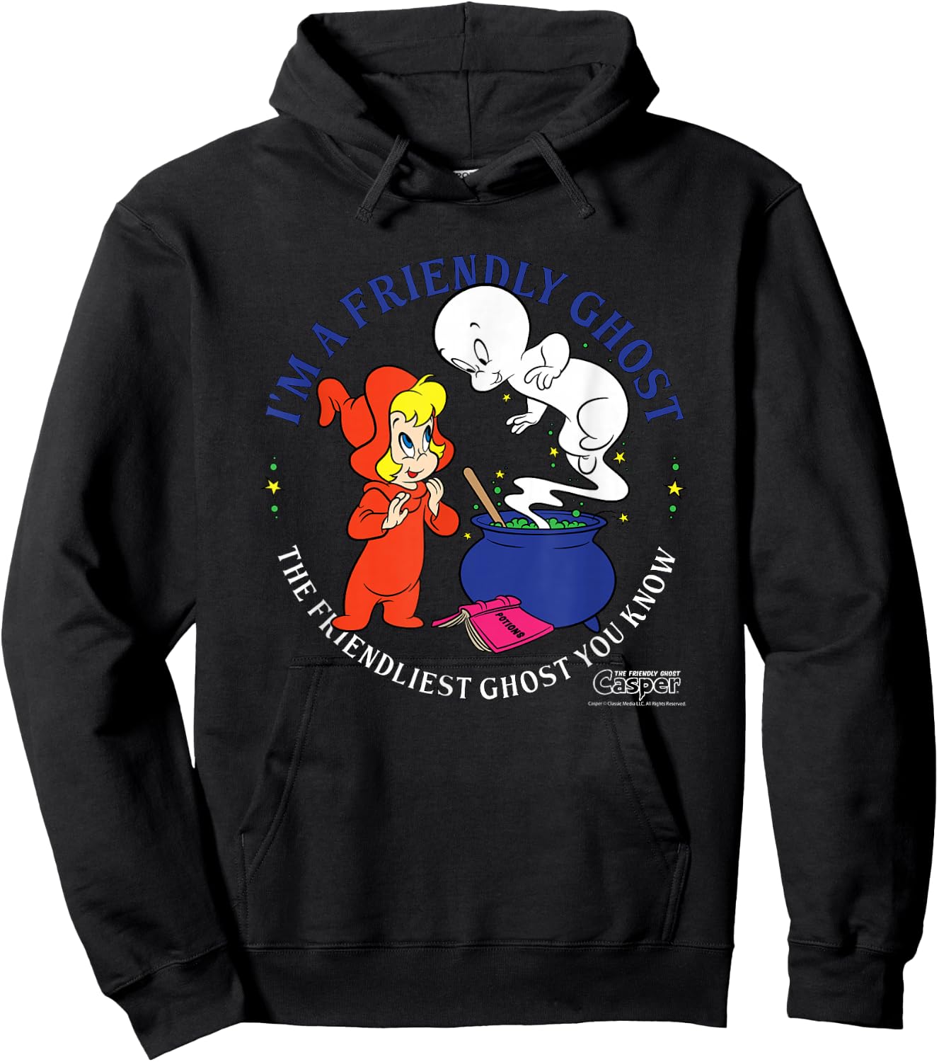 Casper the Friendly Ghost Halloween Friendliest Hoodie - Hoodie | Black