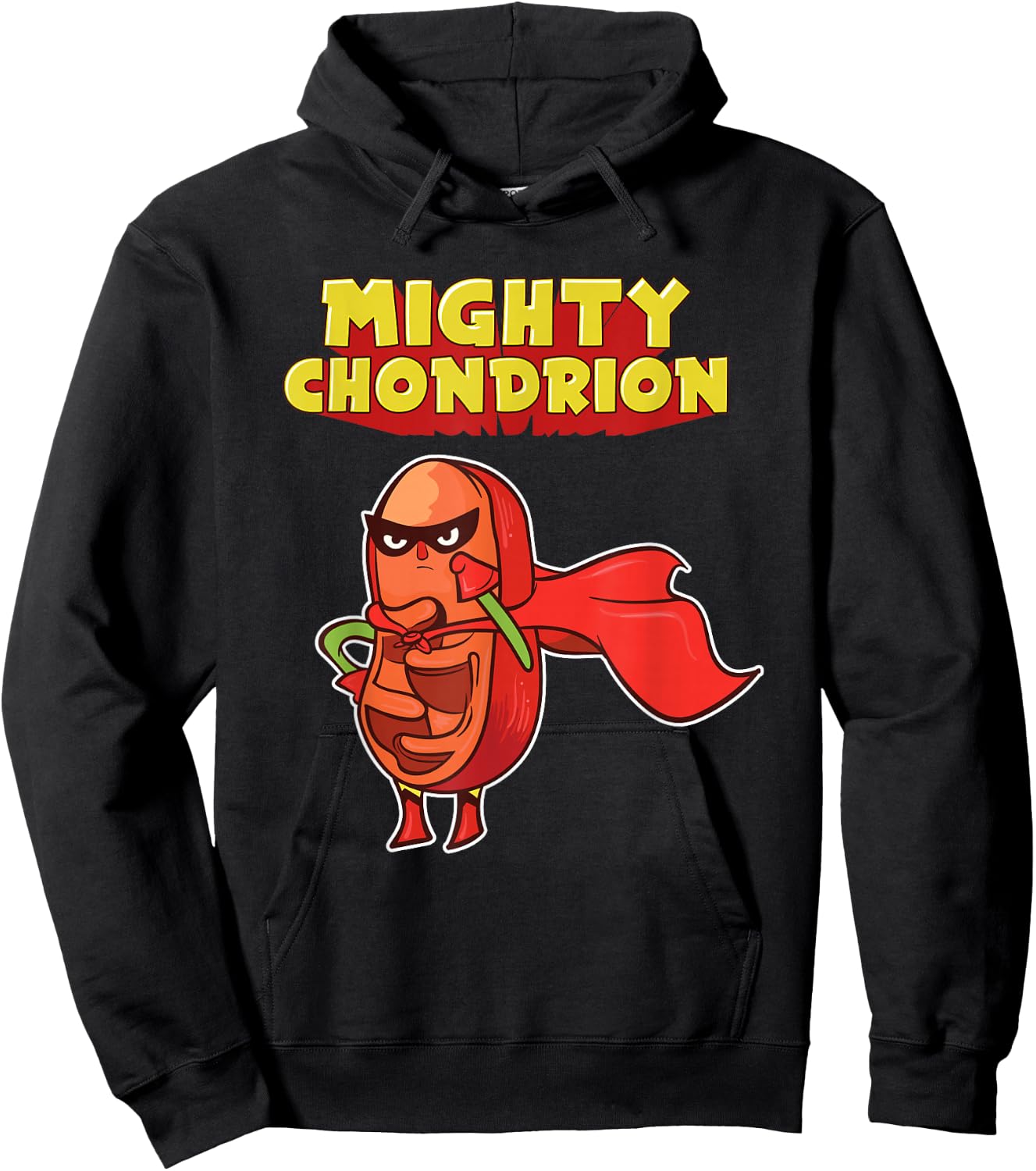 Funny Biology Science Joke Mitochondria Hoodie - Hoodie | Black