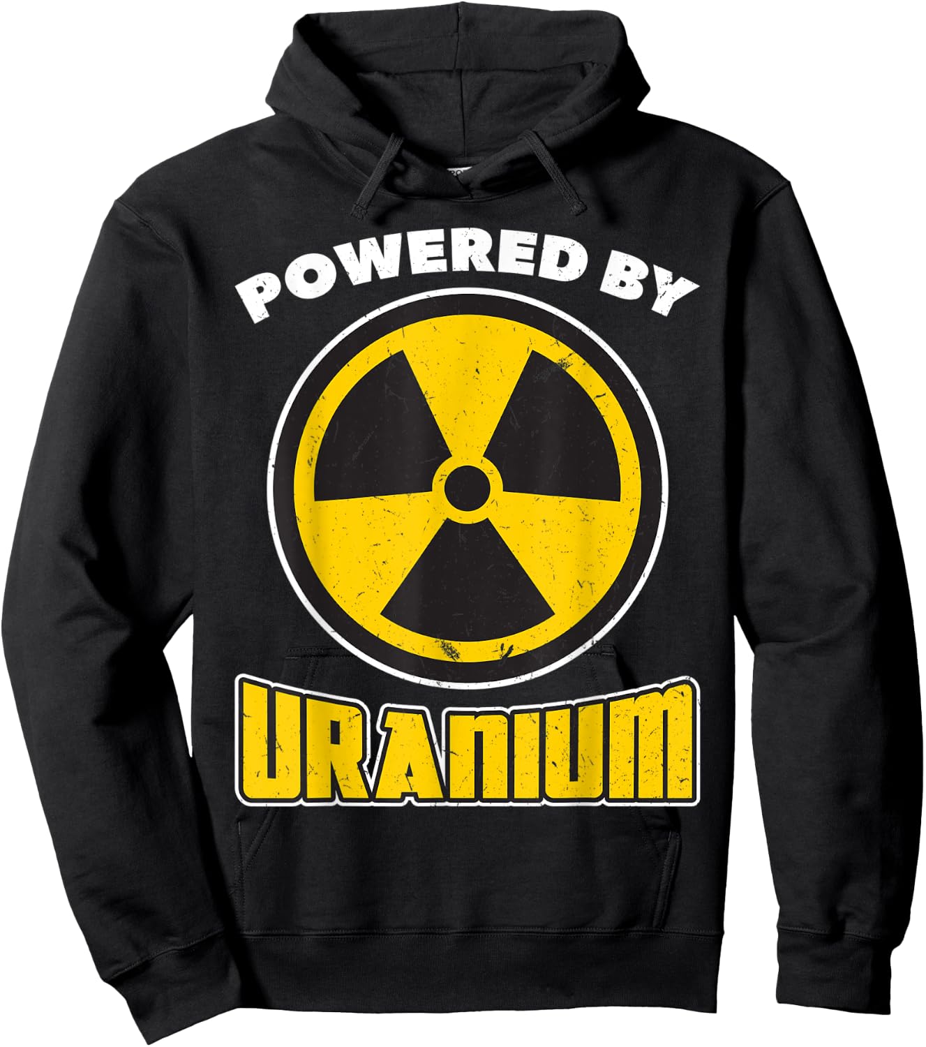 Powered By Uranium - Nuclear Engineering Hoodie - Hoodie | Black