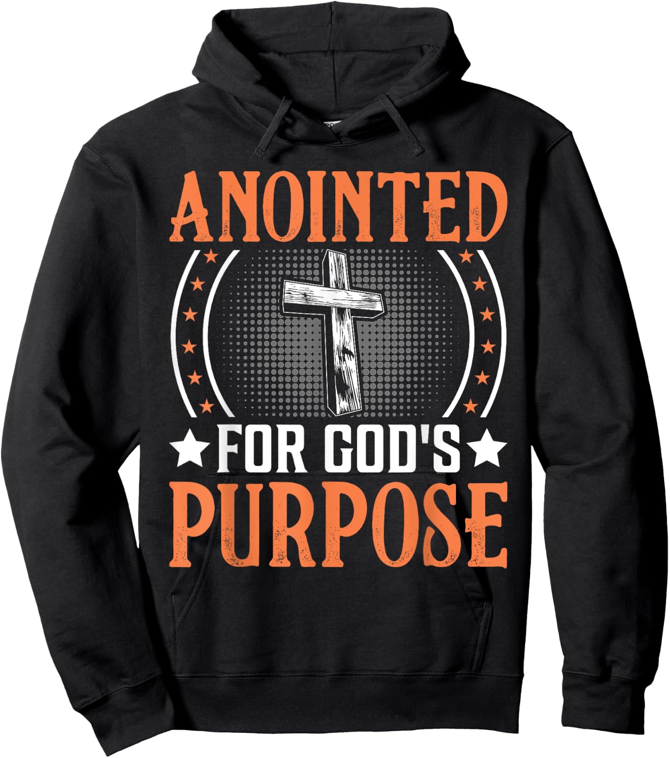 Anointed For God's Purpose I Jesus Hoodie - Hoodie | Black