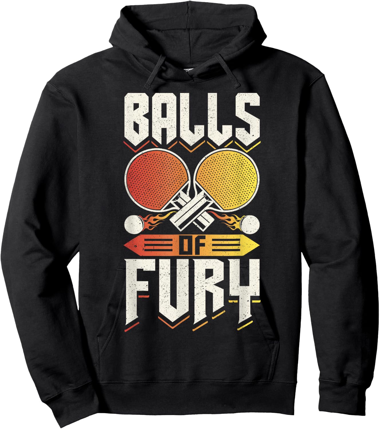 Fury Table Tennis Balls Hoodie - Hoodie | Black