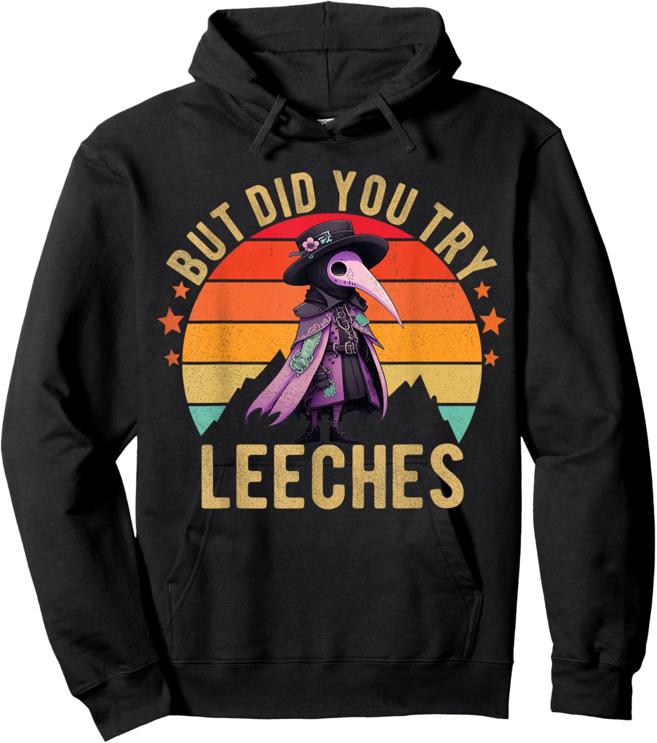 But did you try Leeches Plague Doctor Mask Kawaii Menhera Hoodie - Hoodie | Black