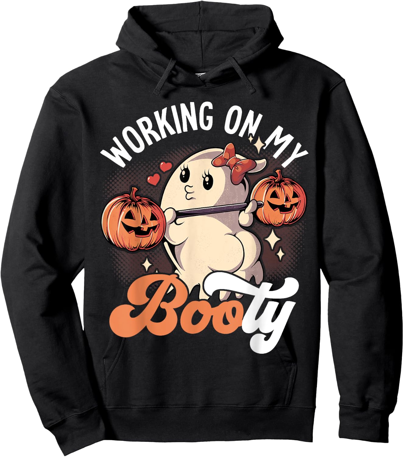 Working On My Booty Hoodie - Hoodie | Black