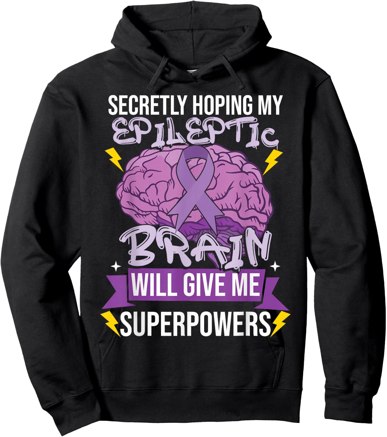 Funny Epilepsy Hoodie - Hoodie | Black
