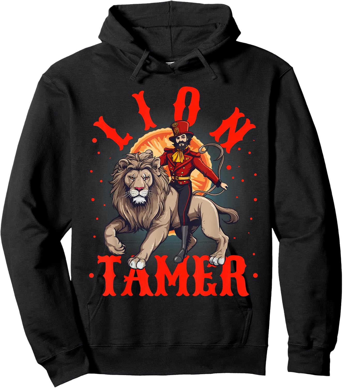 Lion Tamer Costume Ringmaster Costume Halloween Hoodie - Hoodie | Black