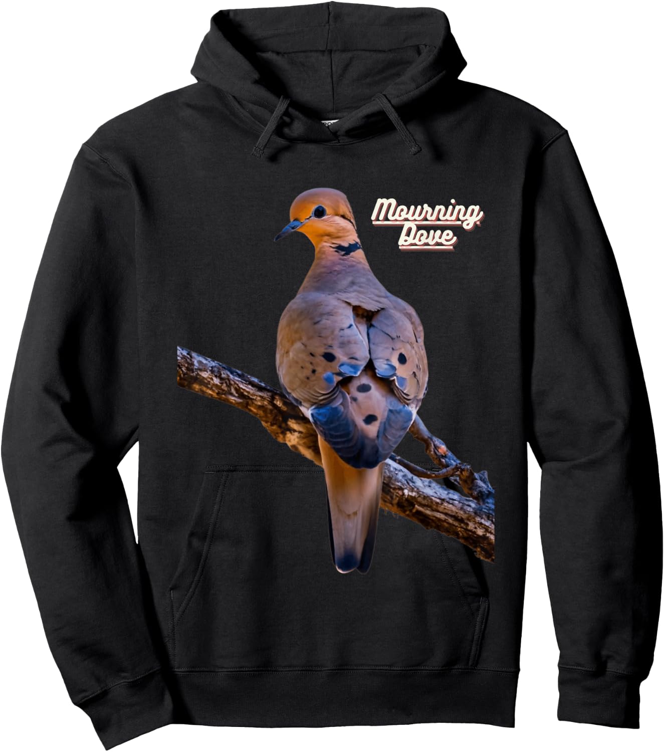 Mourning Dove Bird Watchers Bird Lovers Hoodie - Hoodie | Black
