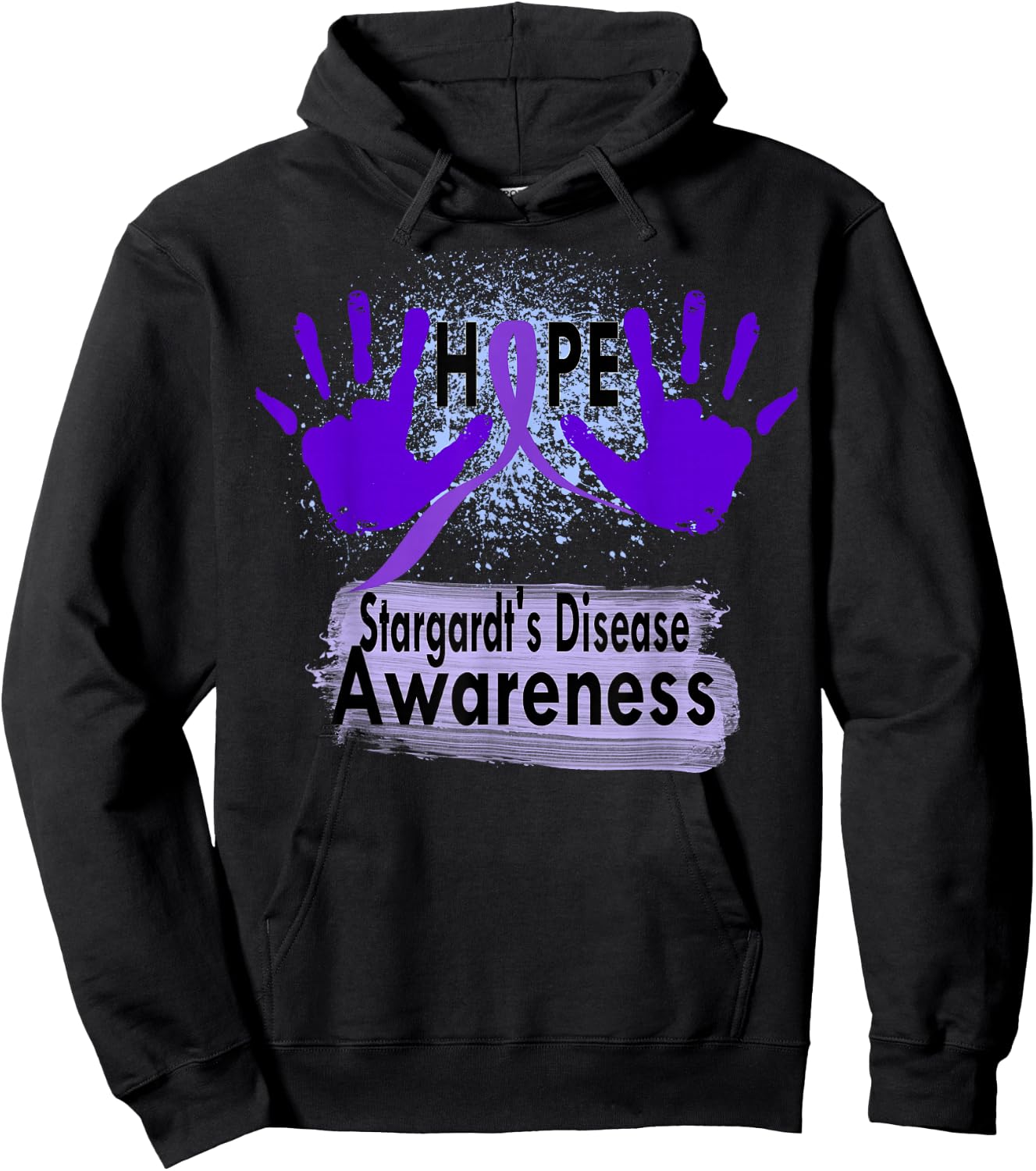 stargardt's Disease Awareness Hoodie - Hoodie | Black