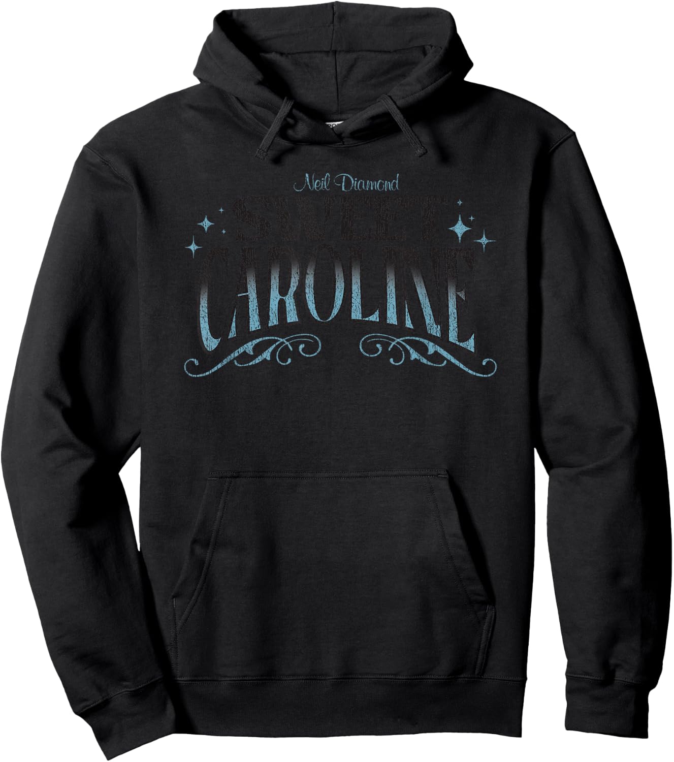 Official Neil Diamond Sweet Caroline Hoodie - Hoodie | Black