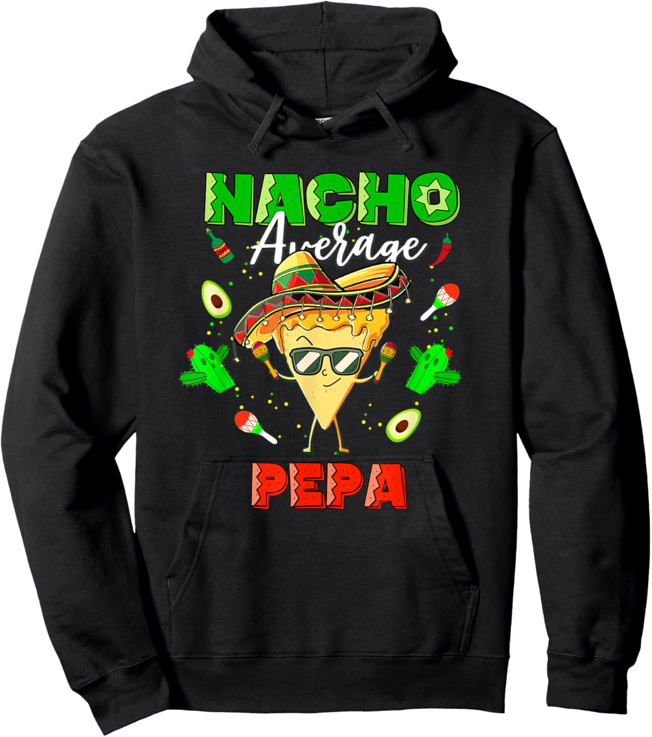 Mexican Nacho Average Pepa Hoodie - Hoodie | Black