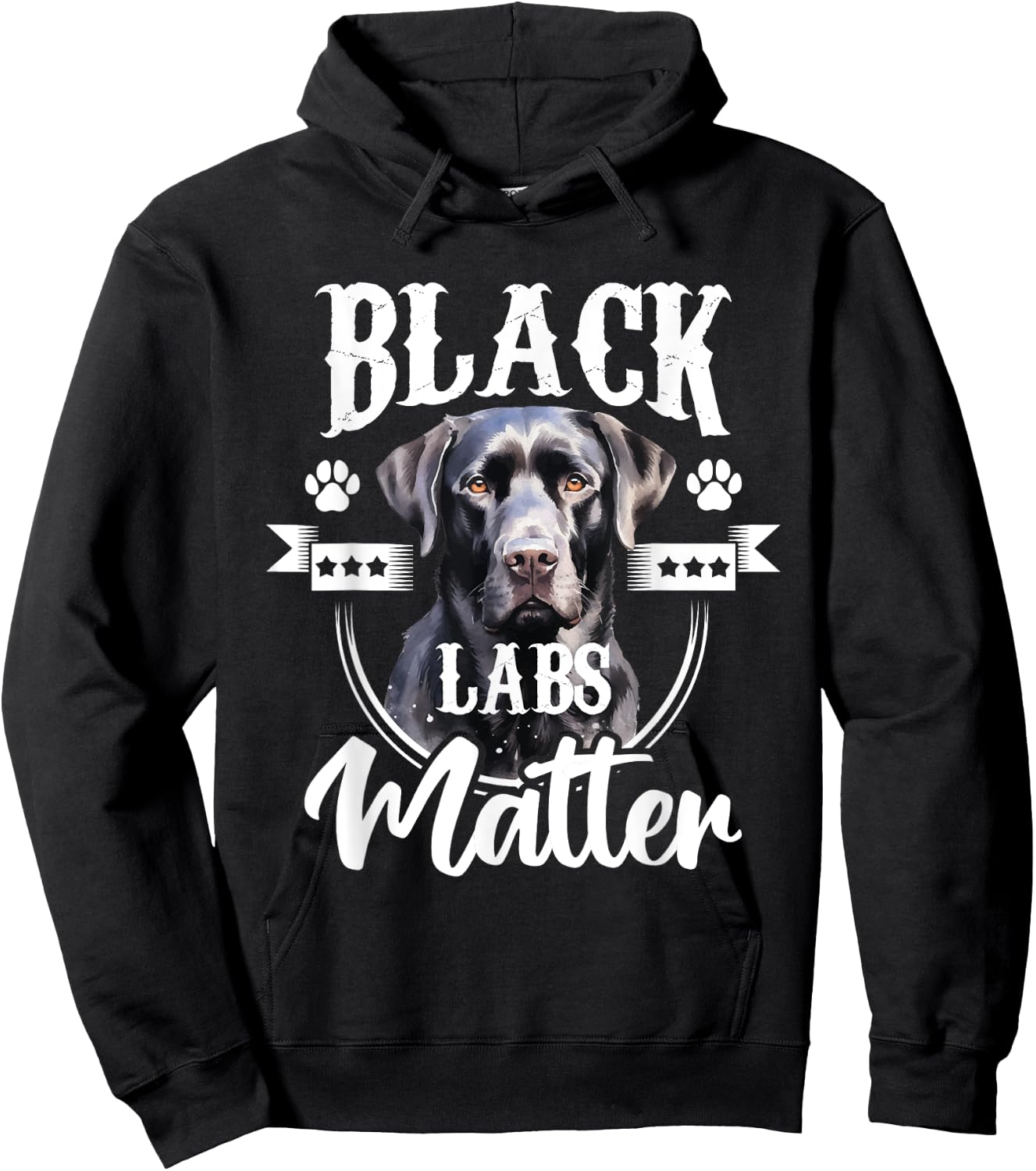 Black Labs Matter - Labrador Lover Dog Owner Pet Breeder Hoodie - Hoodie | Black