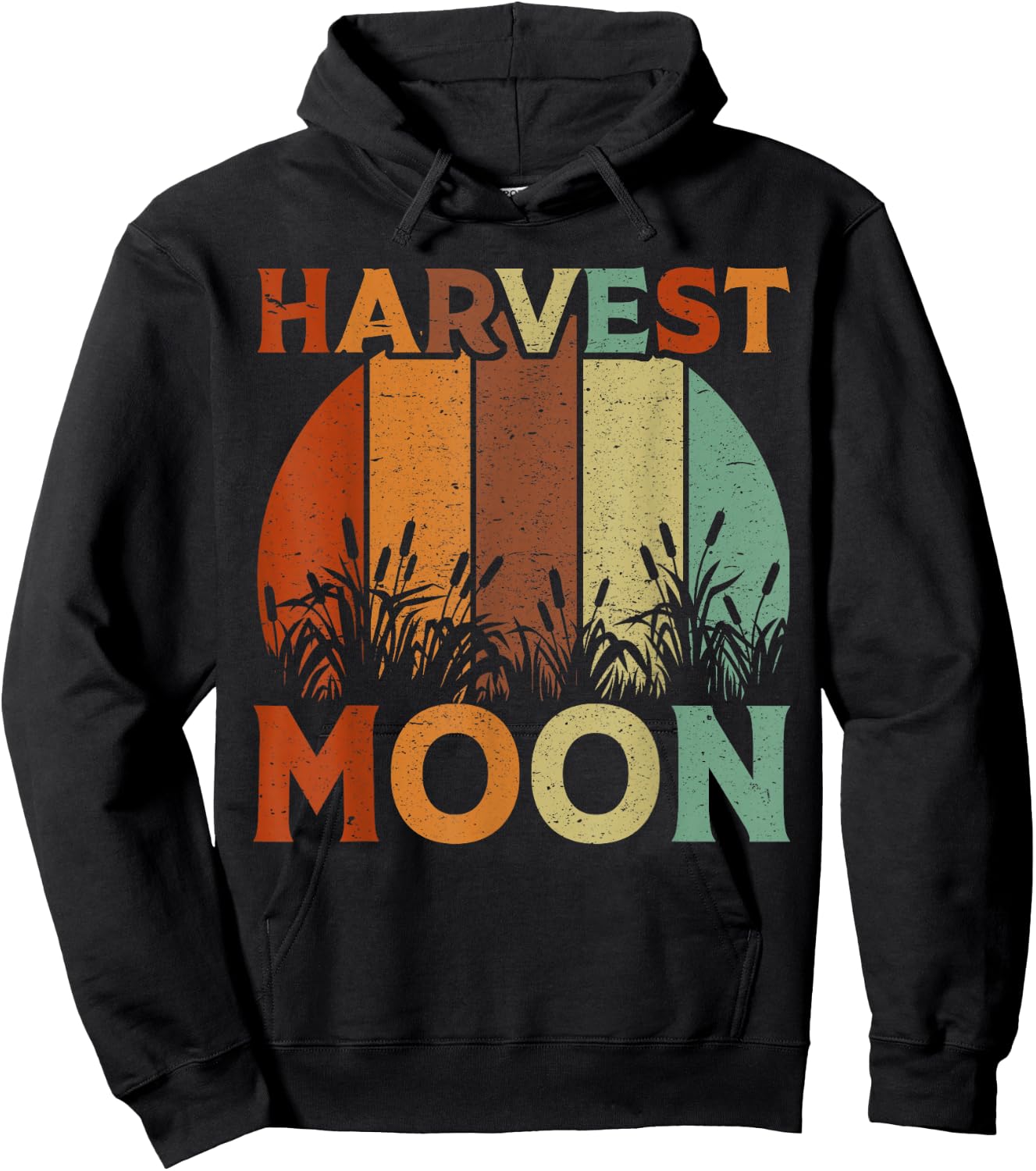 Vintage Harvest Moon Shirts, Autumn Fall Hoodie - Hoodie | Black
