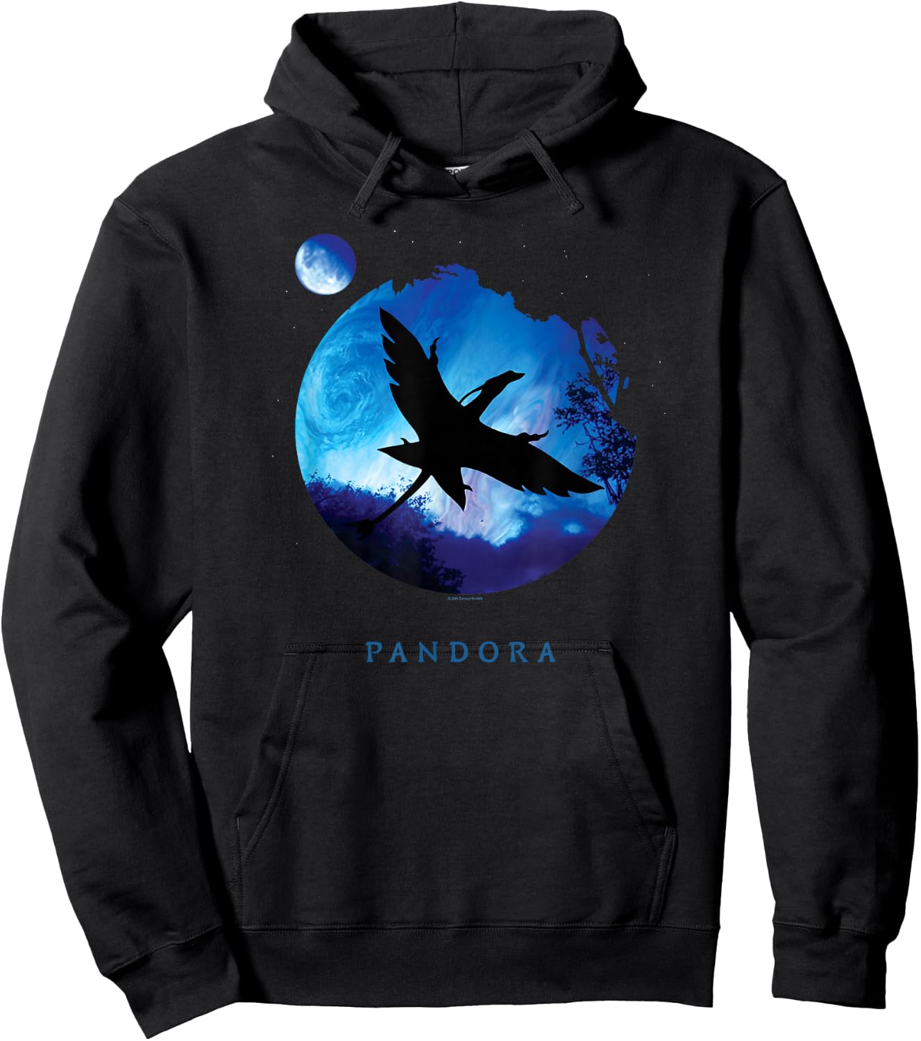Avatar Pandora Creature Mountain Banshee in Night Sky Hoodie - Hoodie | Black