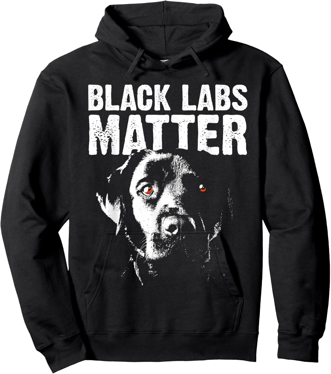 Cool Labrador Women Black Labs Matter Service Animal Hoodie - Hoodie | Black