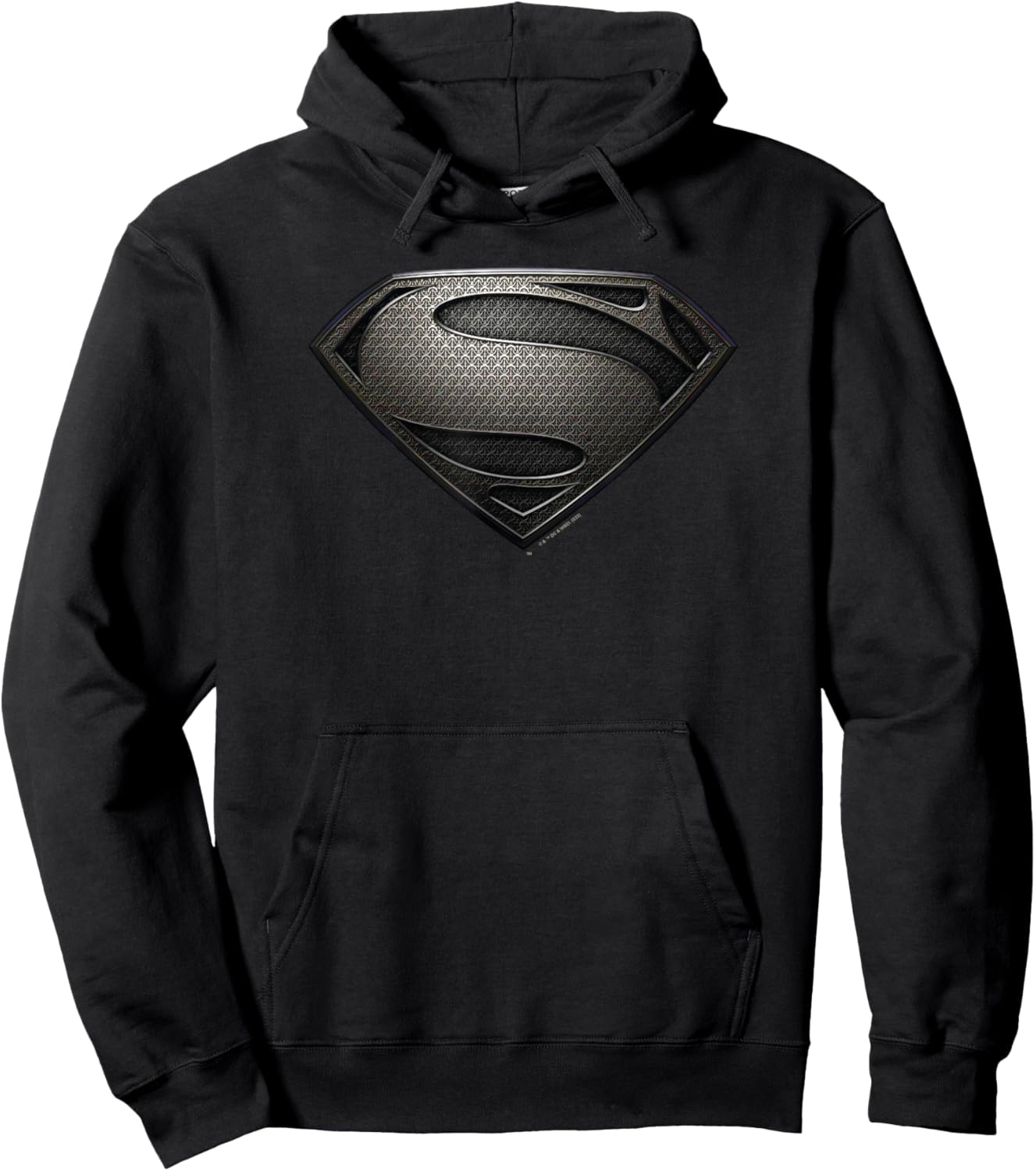 DC Comics Superman Black Kryptonian Symbol of Hope Hoodie - Hoodie | Black