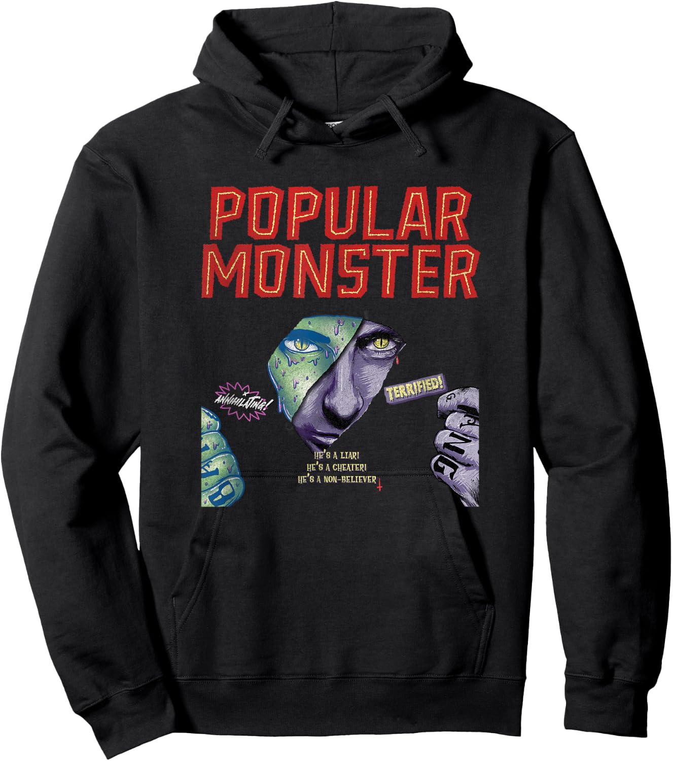 Falling In Reverse - Official Merchandise - Popular Monster Hoodie - Hoodie | Black
