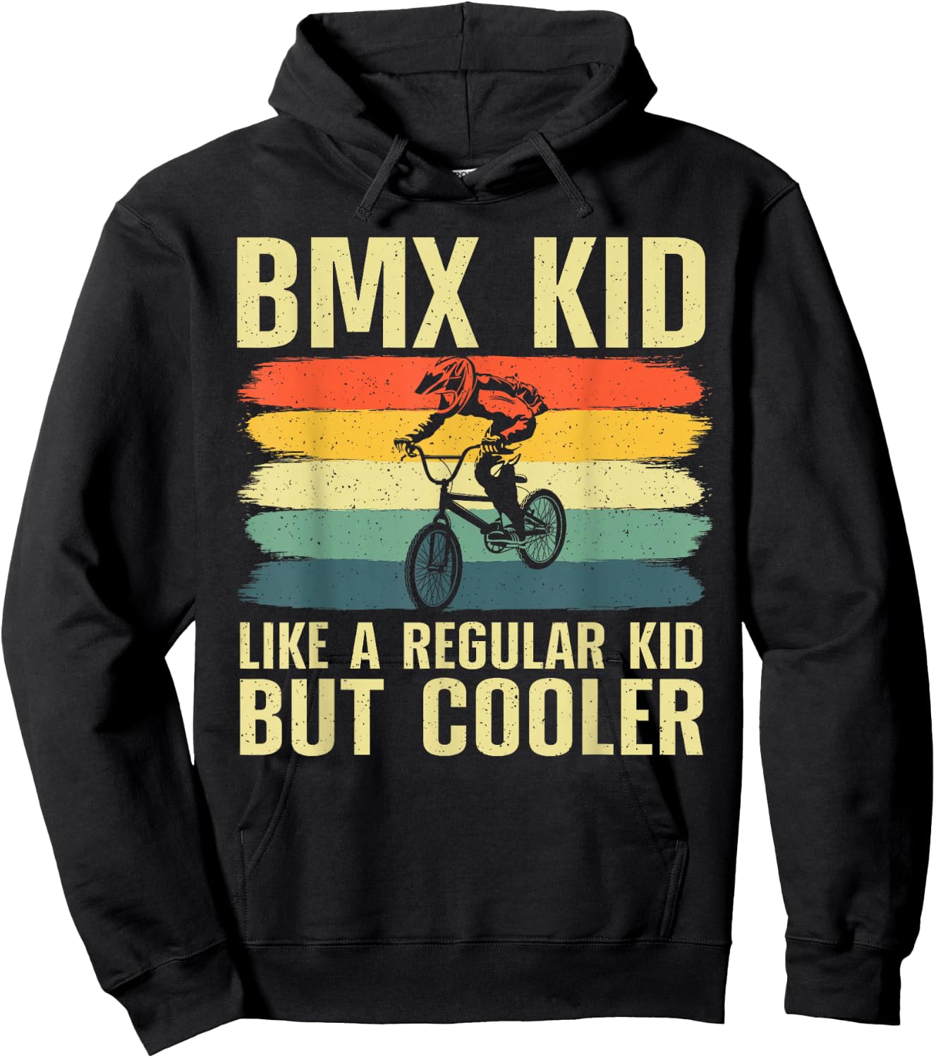 Cool BMX For Kids Boys Men BMX Racing Off Road Bike Riders Hoodie - Hoodie | Black