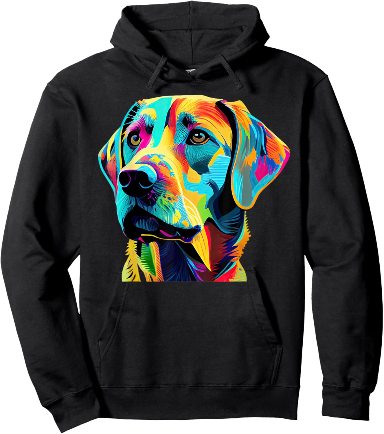 Labrador Retriever Lovers Pop Art Labrador Retriever Hoodie - Hoodie | Black