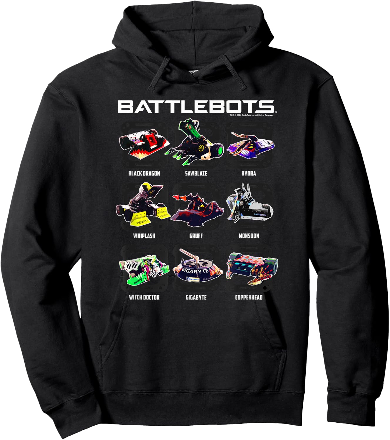 BattleBots Group Robot Photo Box Up Hoodie - Hoodie | Black