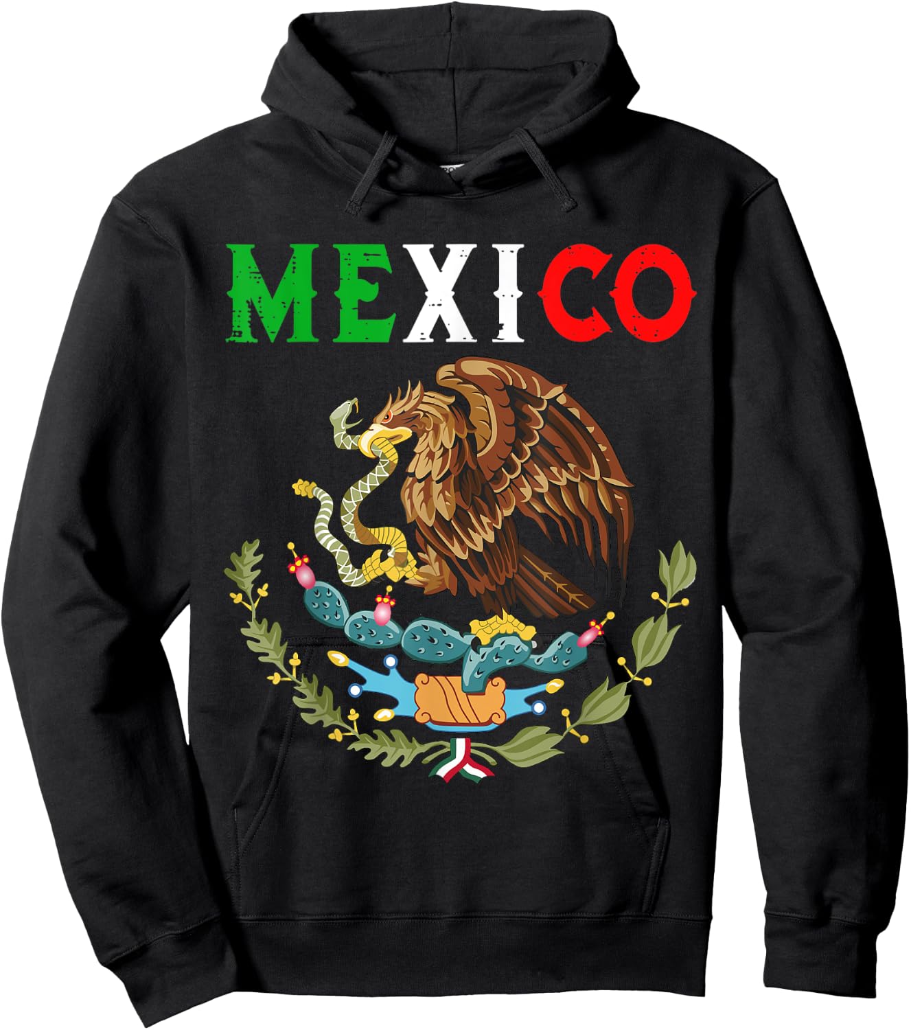 Independence Mexican Day Mexico Eagle Mexico Viva Mexico Hoodie - Hoodie | Black