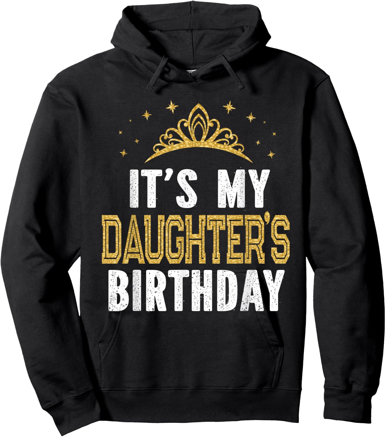 It's My Daughter's Birthday Party Family Matching Hoodie - Hoodie | Black