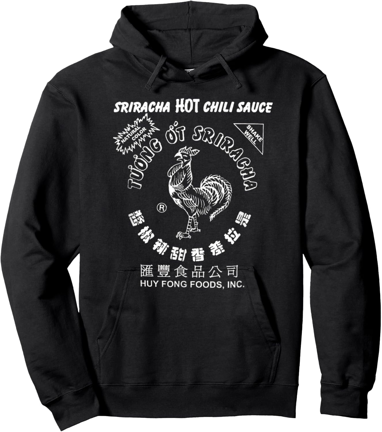 Funny Sriracha Hot Chili Sauce Gift Hoodie - Hoodie | Black