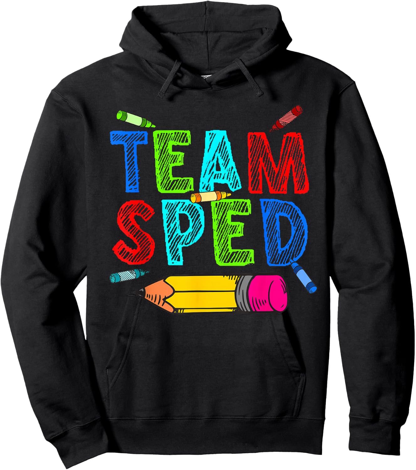 Best Special Education Art Women Special Ed Teacher Hoodie - Hoodie | Black