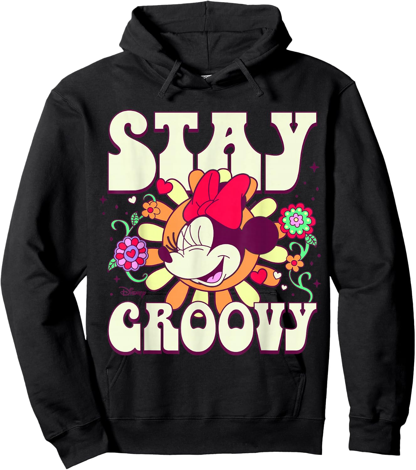 Disney - Minnie Stay Groovy Hoodie - Hoodie | Black