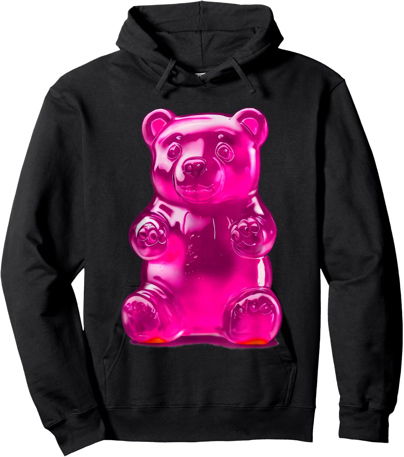 Pink Gummy Bear Hoodie - Hoodie | Black