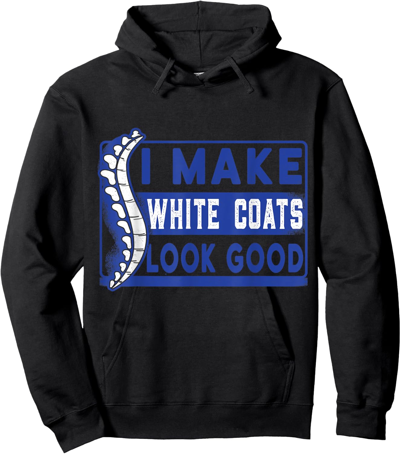 Chiropractic study white coat ceremony chiropractor student Hoodie - Hoodie | Black