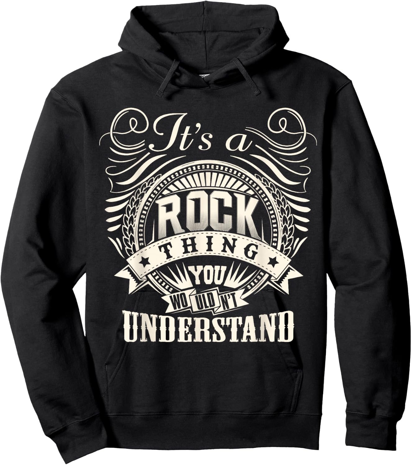 It's A ROCK Thing You Wouldn't Understand ROCK Family Hoodie - Hoodie | Black