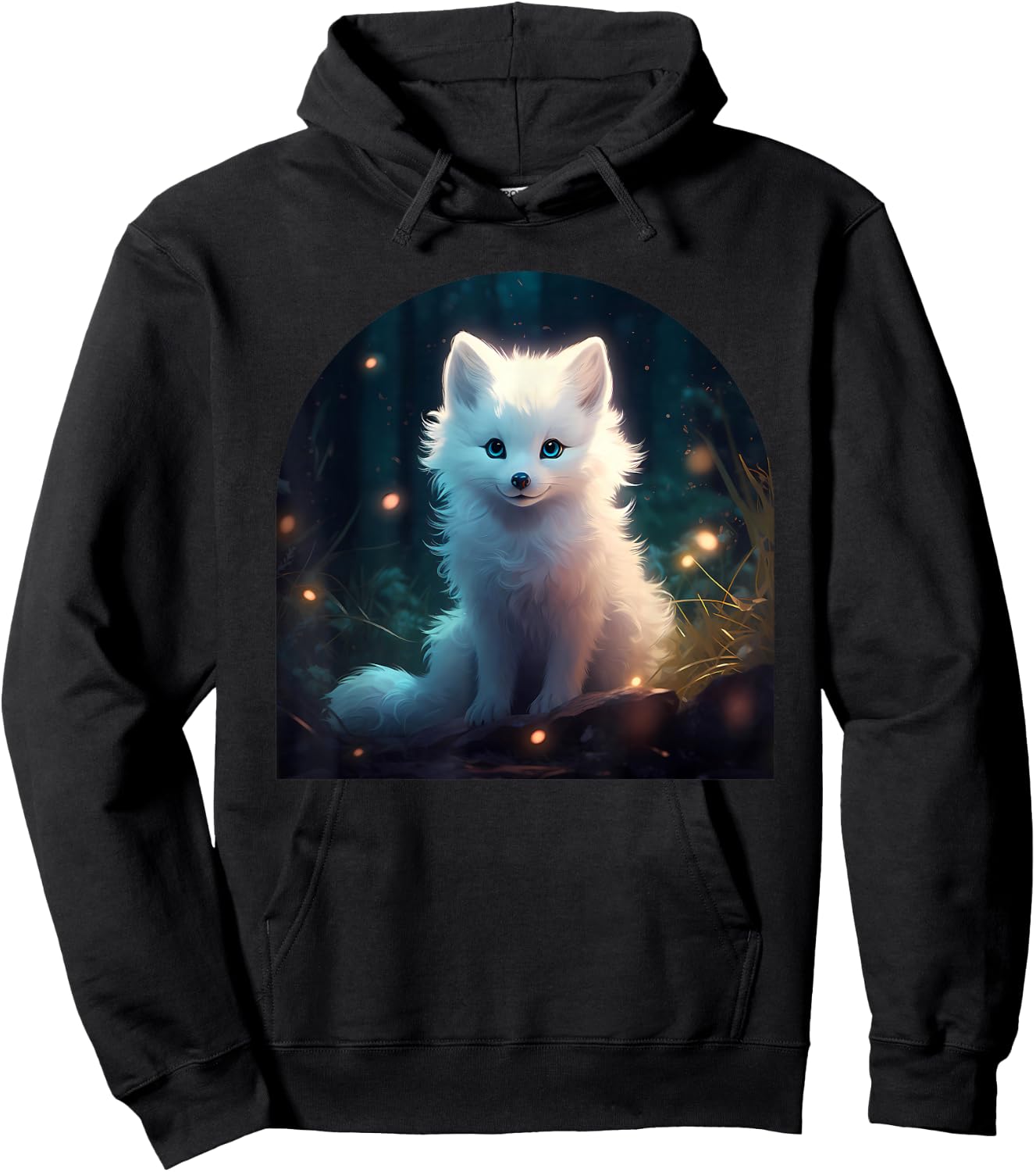 Arctic Fox Kids Hoodie - Hoodie | Black