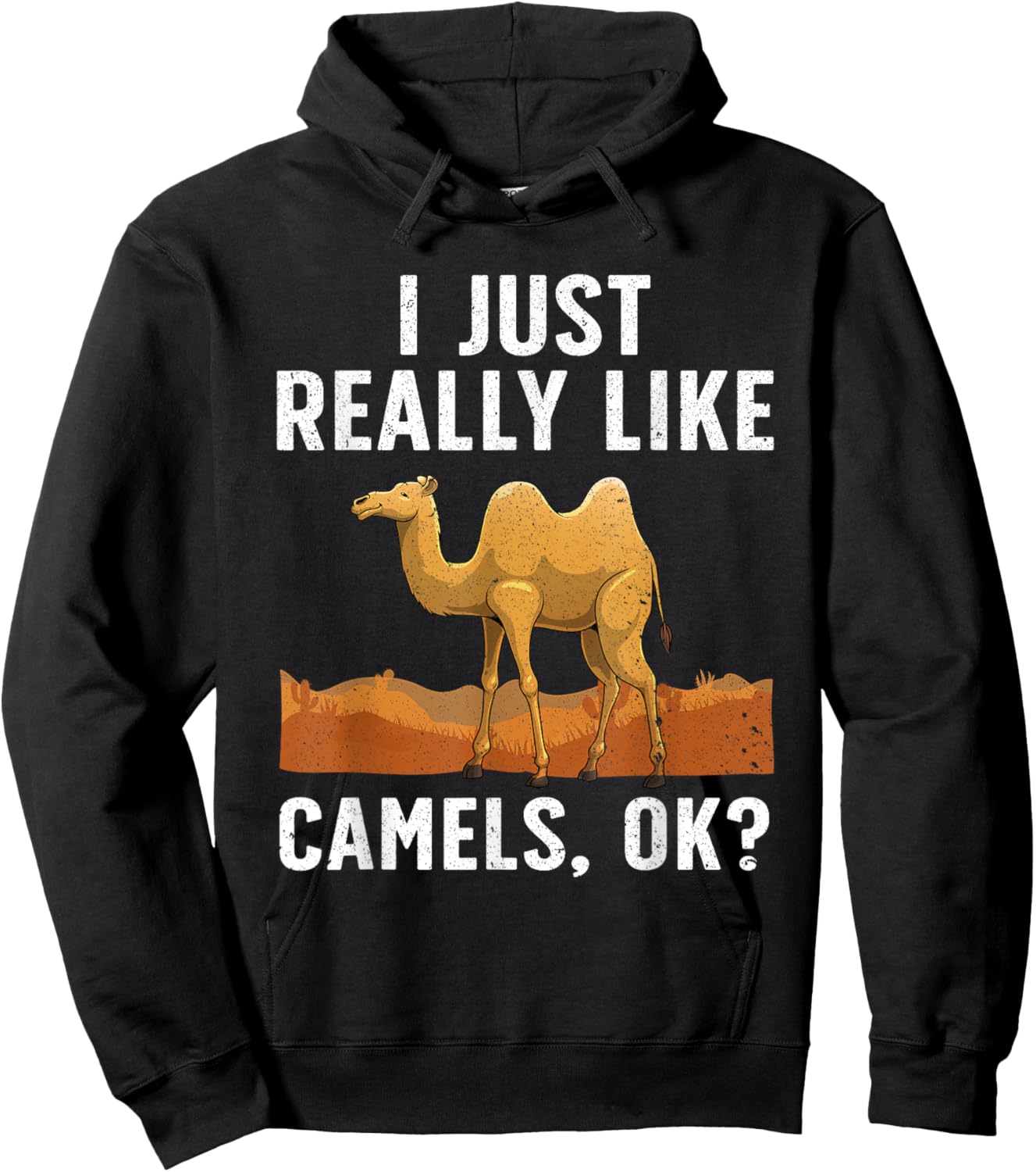 Cool Camel Women Dromedary Camels Animal Lovers Hoodie - Hoodie | Black