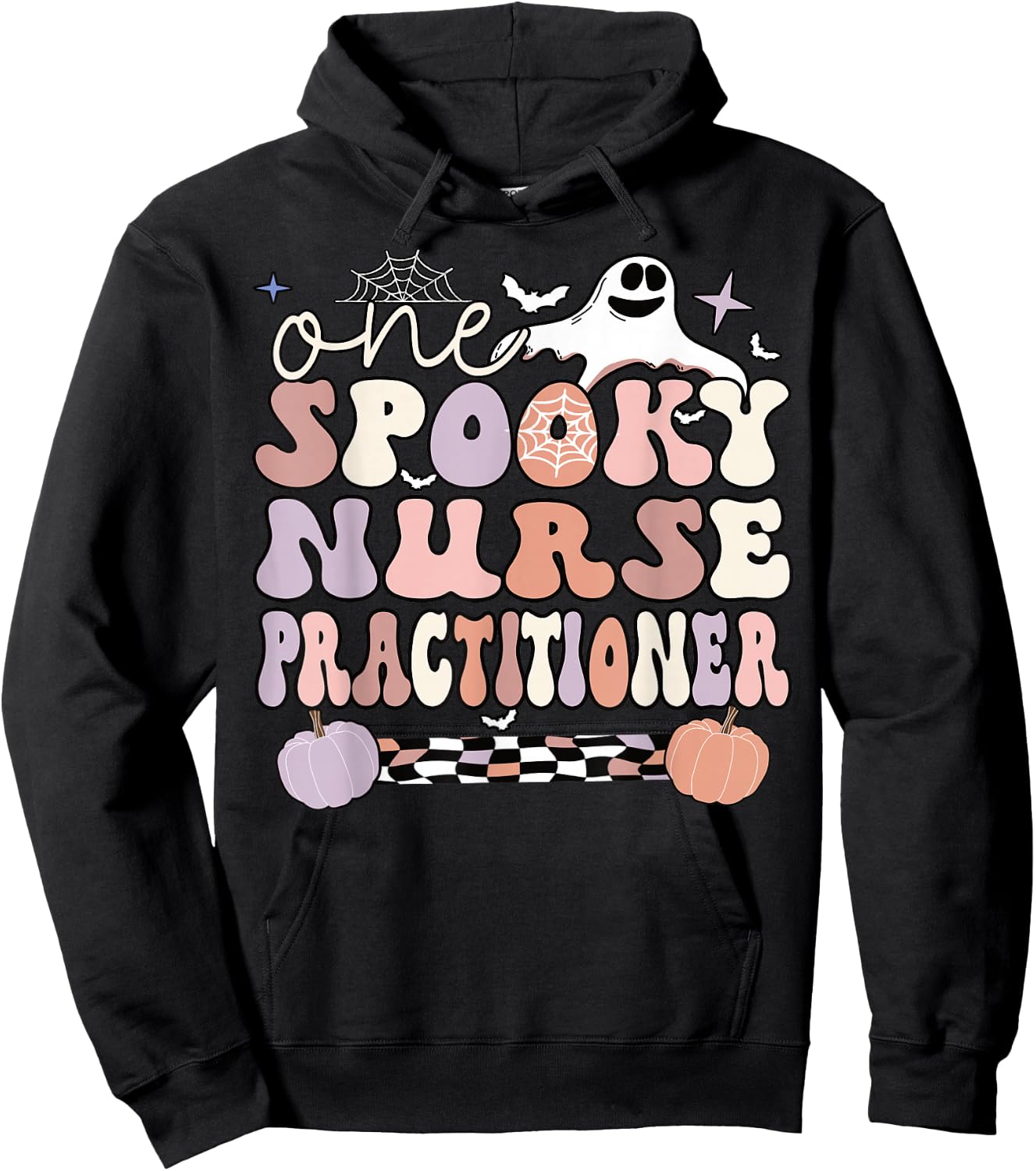 Spooky Nurse Practitioner Halloween Nursing Practitioner Hoodie - Hoodie | Black