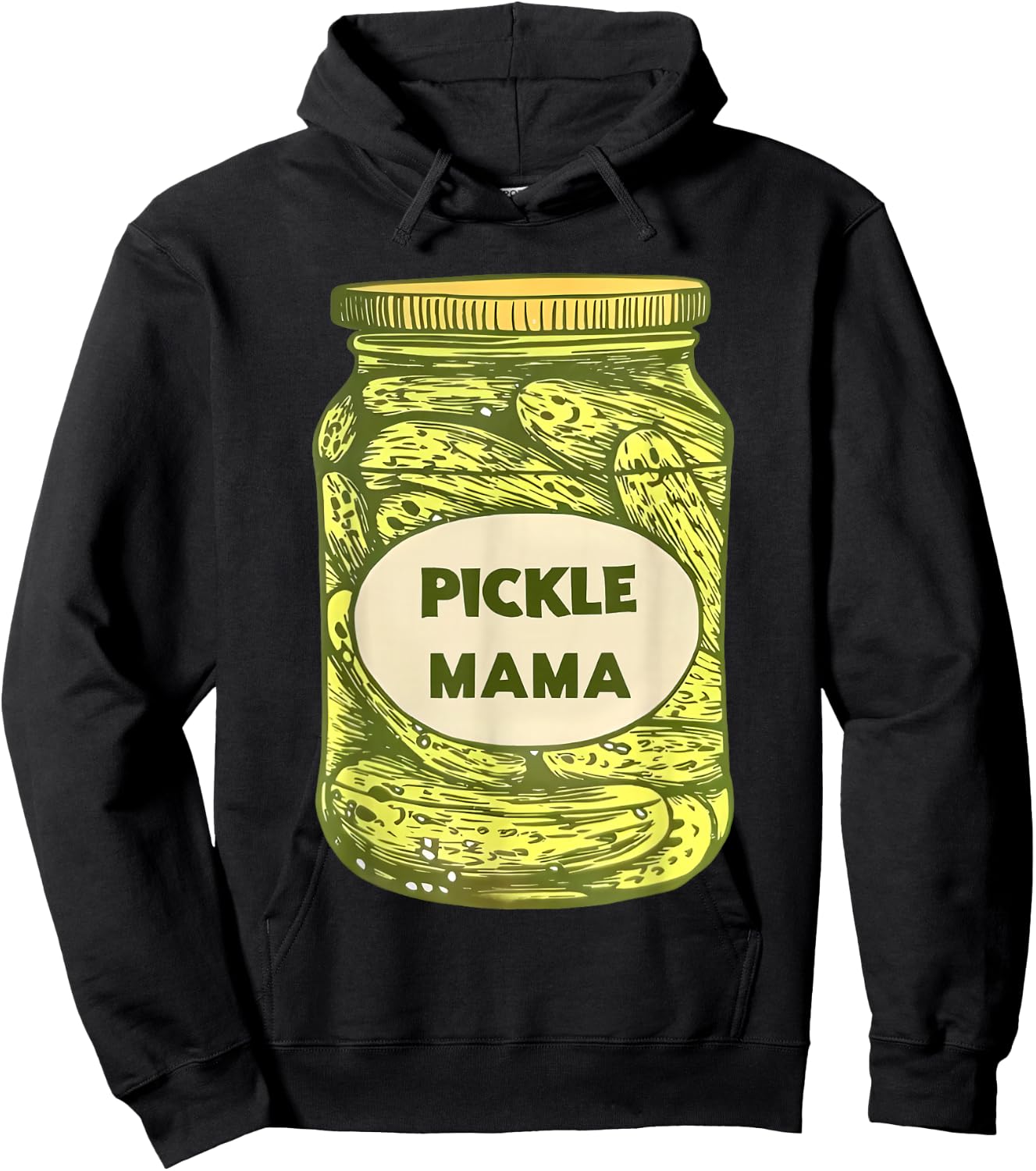 Pickle Mama Hoodie - Hoodie | Black