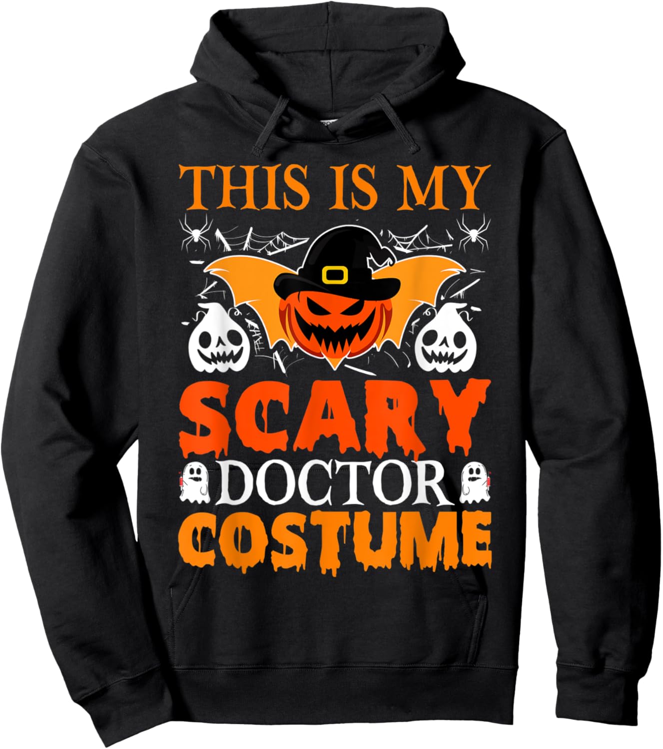 This Is My Scary Doctor Costume, Halloween Scary Doctor Hoodie - Hoodie | Black