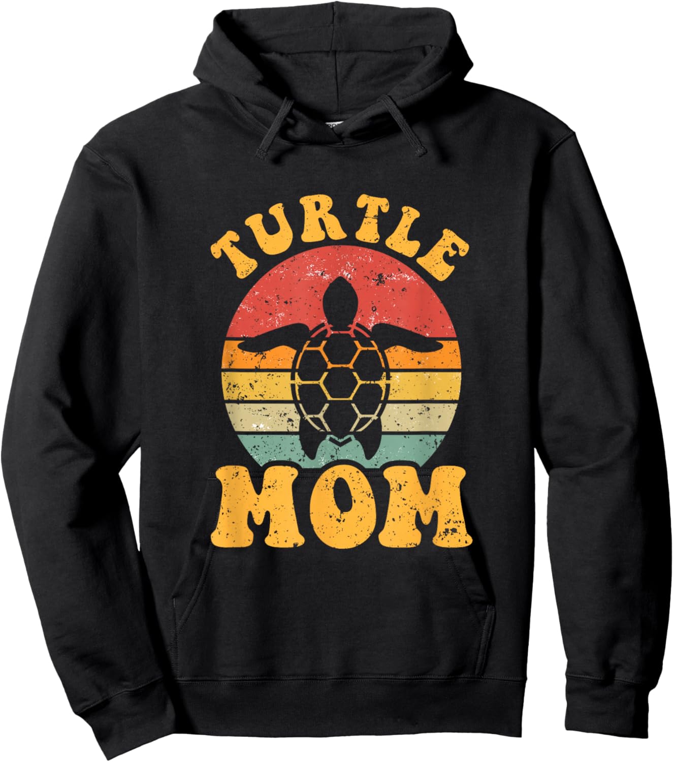 Turtle Mom Turtles Hoodie - Hoodie | Black