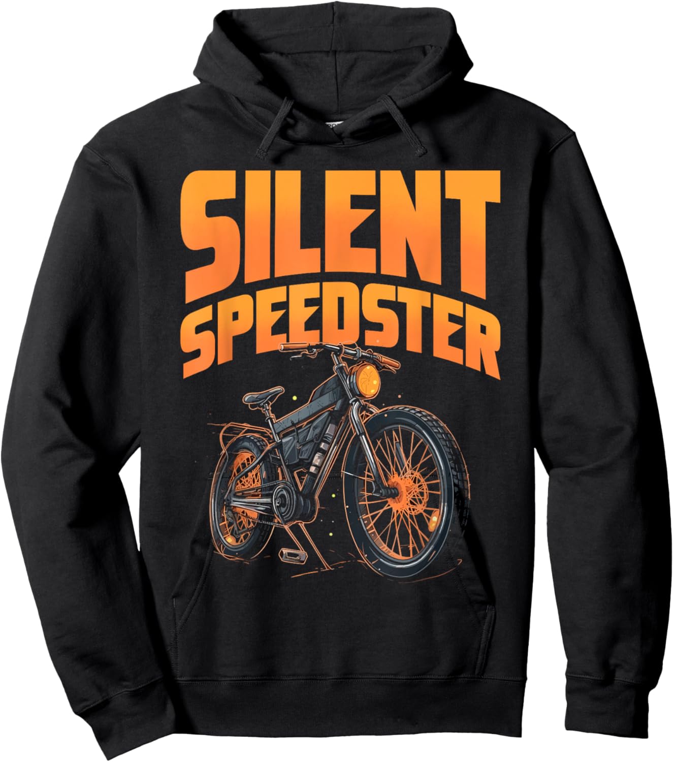 Silent Speedstar Electric Pedelec E-Bike Cycling Hoodie - Hoodie | Black