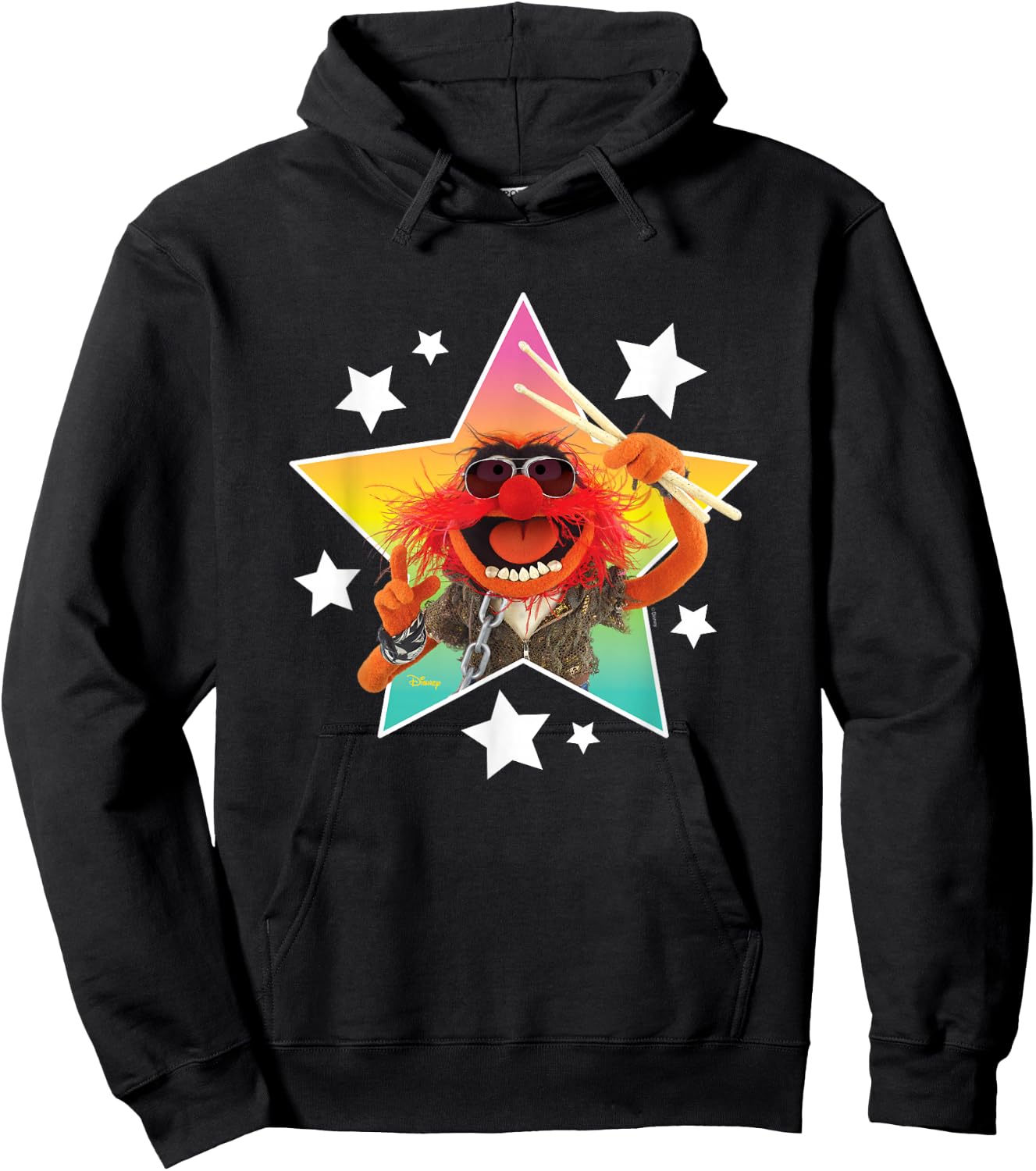 The Muppets - Animal & Stars Hoodie - Hoodie | Black